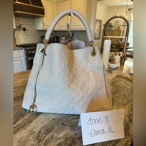 🤍🤍 Louis Vuitton Artsy MM Empreinte Neige 🤍🤍